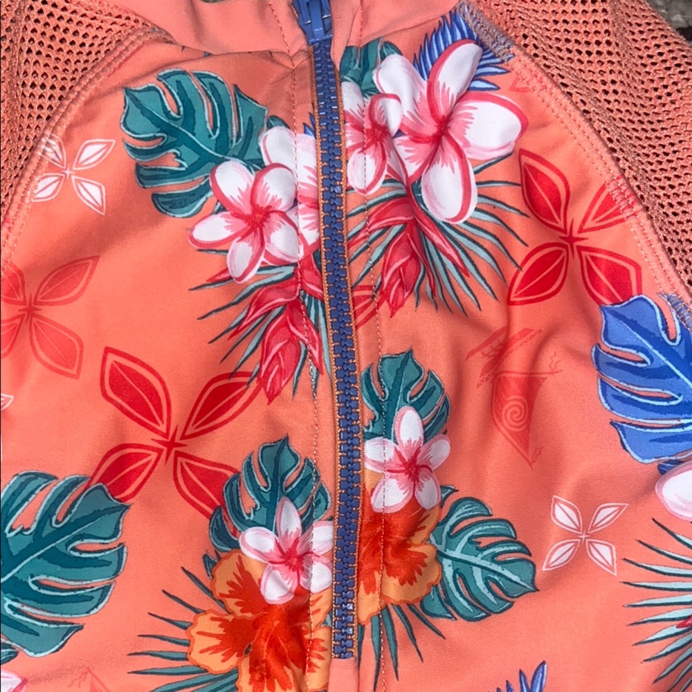 Disney Moana One Piece Swimsuit Size 5/6 - Picture 4 of 5